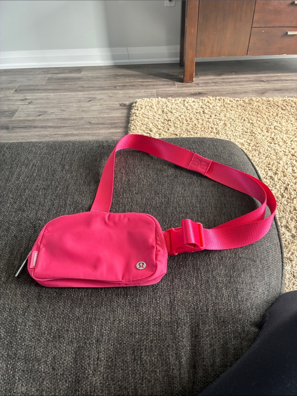 lululemon athletica Bright Pink Mini Crossbody Belt Bag